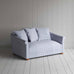 image of More the Merrier 2 Seater Sofa in Ticking Cotton, Aqua Brown