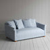 image of More the Merrier 3 Seater Sofa in Square Deal Cotton, Blue Brown