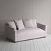 image of More the Merrier 3 Seater Sofa in Ticking Cotton, Berry