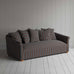 image of More the Merrier 4 Seater Sofa in Regatta Cotton, Charcoal