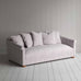 image of More the Merrier 4 Seater Sofa in Ticking Cotton, Berry