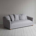 image of More the Merrier 4 Seater Sofa in Ticking Cotton, Blue Brown