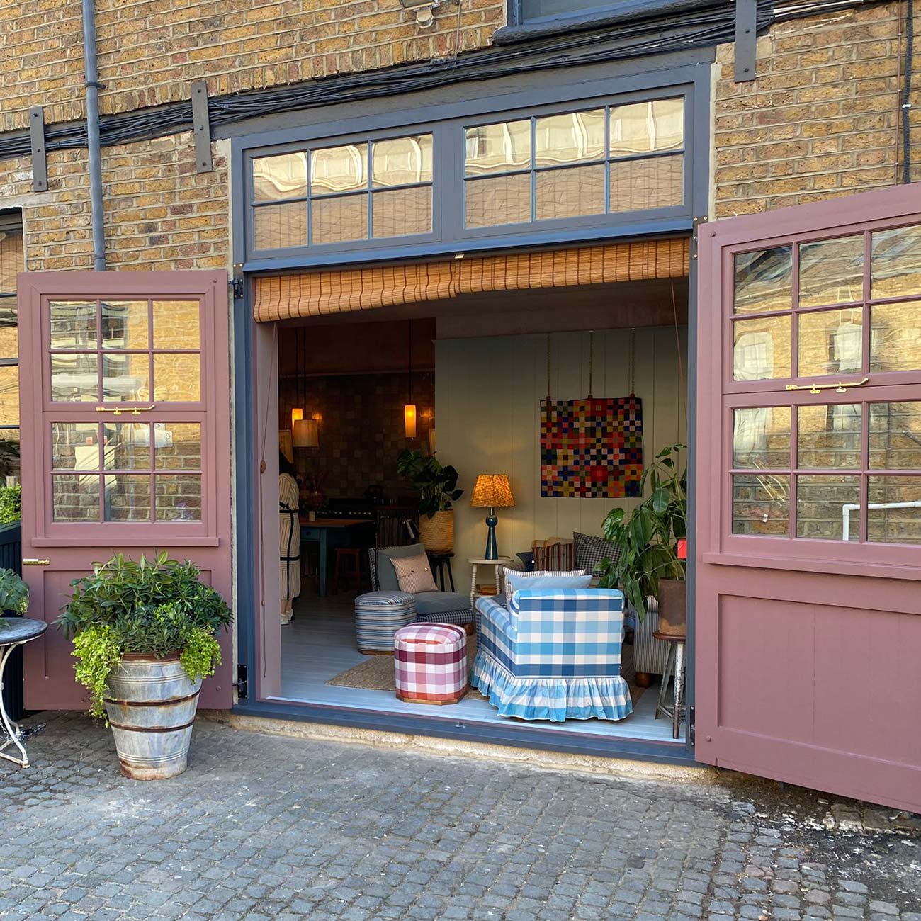 The entrance of our showroom