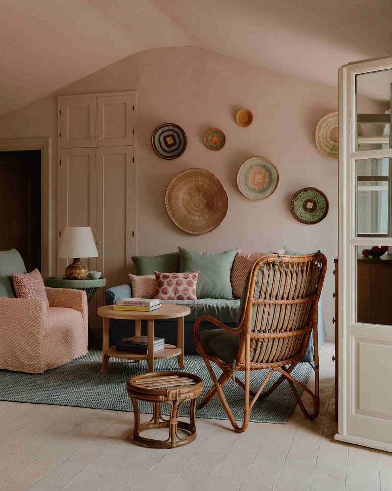 Small living room layout drafted by Nicola Harding & Co.