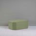 image of Hither Hexagonal Ottoman in Laidback Linen Moss