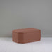 image of Hither Hexagonal Storage Ottoman in Laidback Linen Sweet Briar