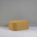 image of Hither Hexagonal Ottoman in Laidback Linen Ochre