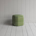 image of Thither Hexagonal Ottoman in Colonnade Cotton, Green and Wine