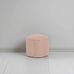 image of Thither Hexagonal Ottoman in Laidback Linen Dusky Pink