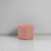 image of Thither Hexagonal Ottoman in Laidback Linen Roseberry