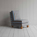image of Perch Slipper Armchair in Regatta Cotton, Blue