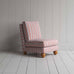 image of Perch Slipper Armchair in Slow Lane Cotton Linen, Berry