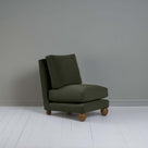 Perch Slipper Armchair in Intelligent Velvet Seaweed - NiX