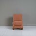 image of Perch Slipper Armchair in Laidback Linen Cayenne