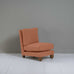 image of Perch Slipper Armchair in Laidback Linen Cayenne