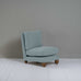 image of Perch Slipper Armchair in Laidback Linen Cerulean