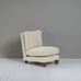image of Perch Slipper Armchair in Laidback Linen Dove