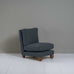 image of Perch Slipper Armchair in Laidback Linen Midnight