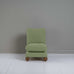 image of Perch Slipper Armchair in Laidback Linen Moss