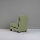 Perch Slipper Armchair in Laidback Linen Moss, Back View - NiX