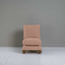 image of Perch Slipper Armchair in Laidback Linen Roseberry
