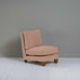 image of Perch Slipper Armchair in Laidback Linen Roseberry