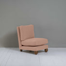 Perch Slipper Armchair in Laidback Linen Roseberry - NiX
