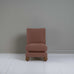 image of Perch Slipper Armchair in Laidback Linen Sweet Briar