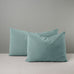 image of Rectangle Lollop Cushion in Intelligent Velvet, Mineral