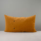 Rectangle Lollop Cushion in Intelligent Velvet, Spice
