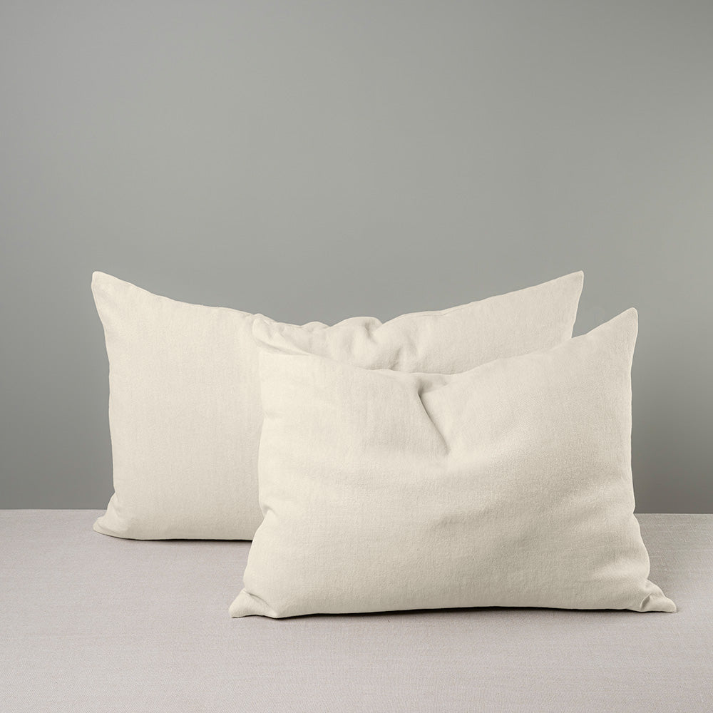 2 Different Sizes of Rectangle Lollop Dove Cushion - NiX By Nicola Harding & Co.