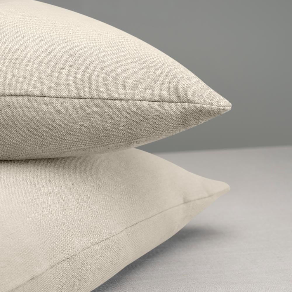 Rectangle Lollop Cushion in Laidback Linen, Dove