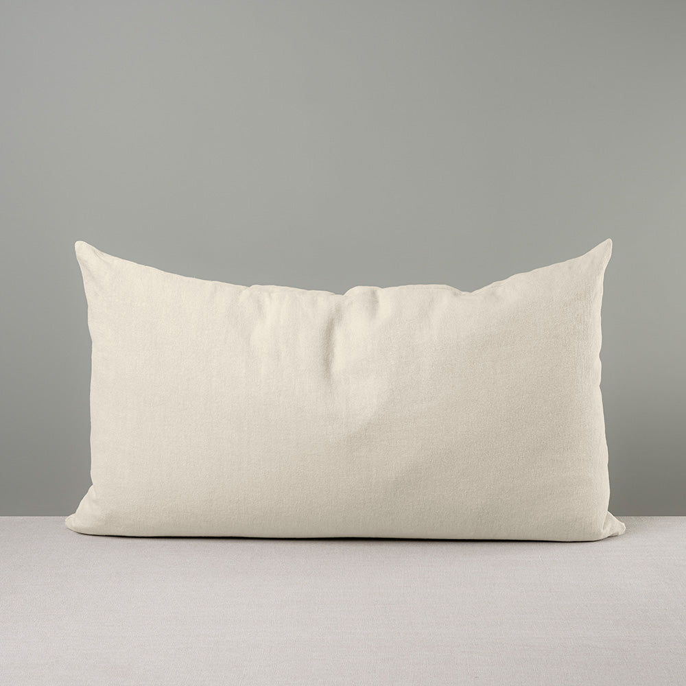 Rectangle Lollop Cushion in Laidback Linen, Dove