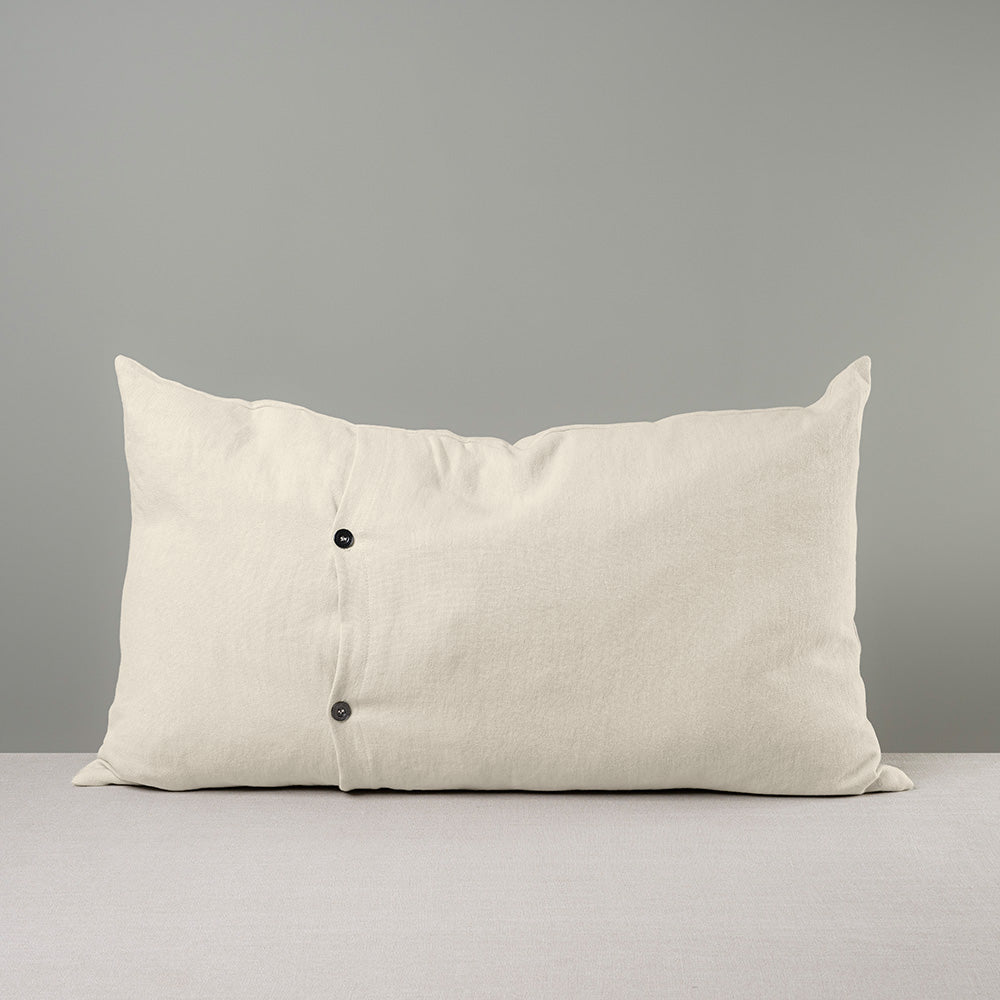 Rectangle Lollop Cushion in Laidback Linen, Dove