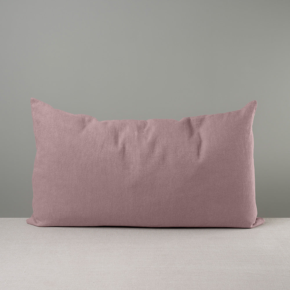 Front Side of Large Rectangle Lollop Cushion in Purple(Heather) - By NiX