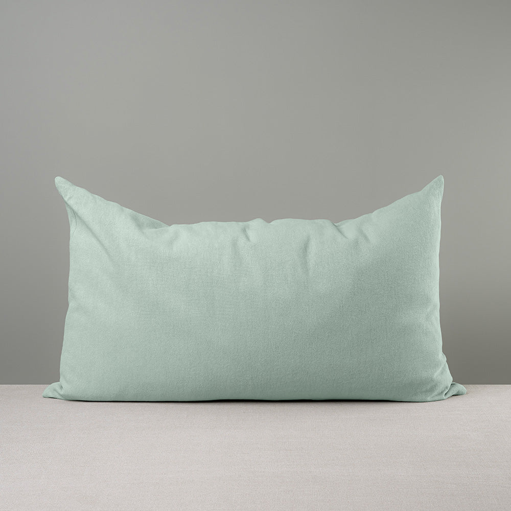 Front Side of Large Rectangle Lollop Cushion in Sky Blue Color - Nicola Harding & Co.