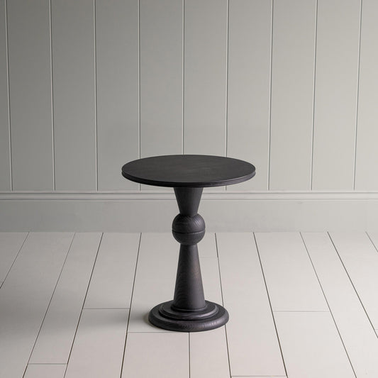 Anecdote Pedestal Table, Coal Black