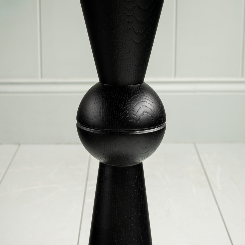 Anecdote Pedestal Table, Coal Black