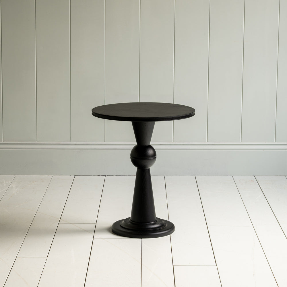 Anecdote Pedestal Table, Coal Black