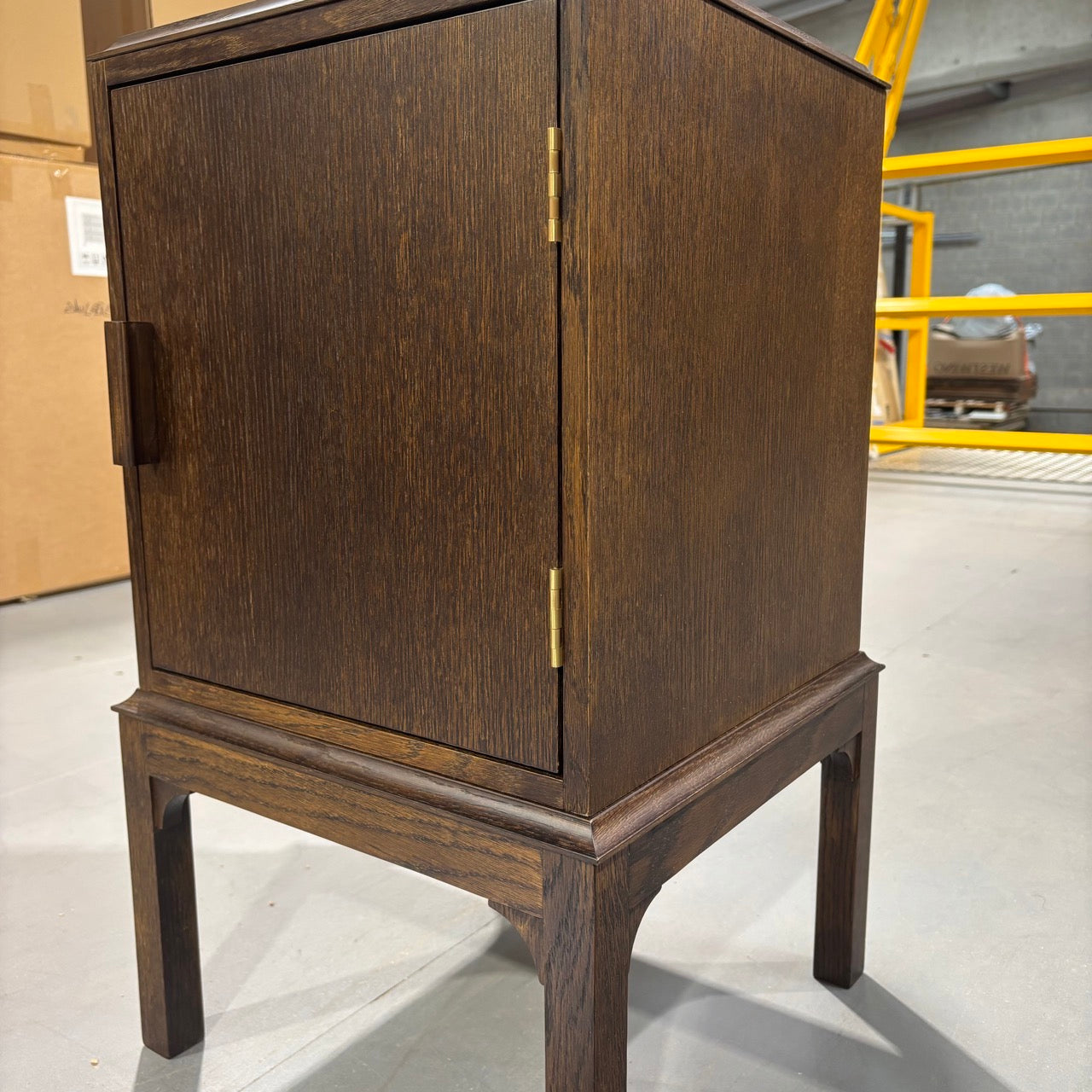 End-of-the-Line - Bits and Bobs Bedside Table, Antique Oak, Right Hand Side