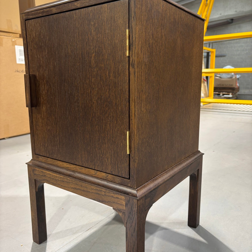 End-of-the-Line - Bits and Bobs Bedside Table, Antique Oak, Right Hand Side