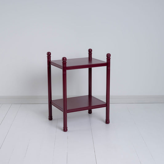 Revive Side Table, Vinho Red