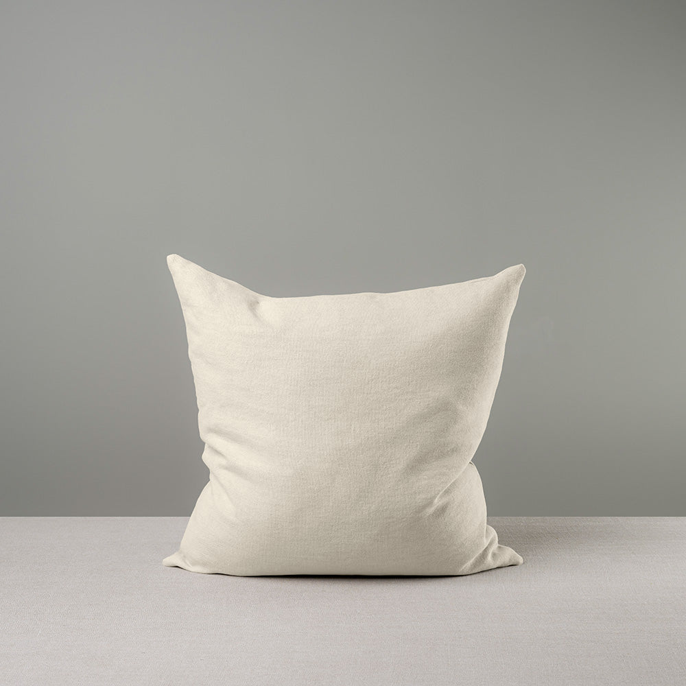 Square Kip Cushion in Laidback Linen, Dove