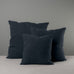 image of Square Kip Cushion in Laidback Linen, Midnight