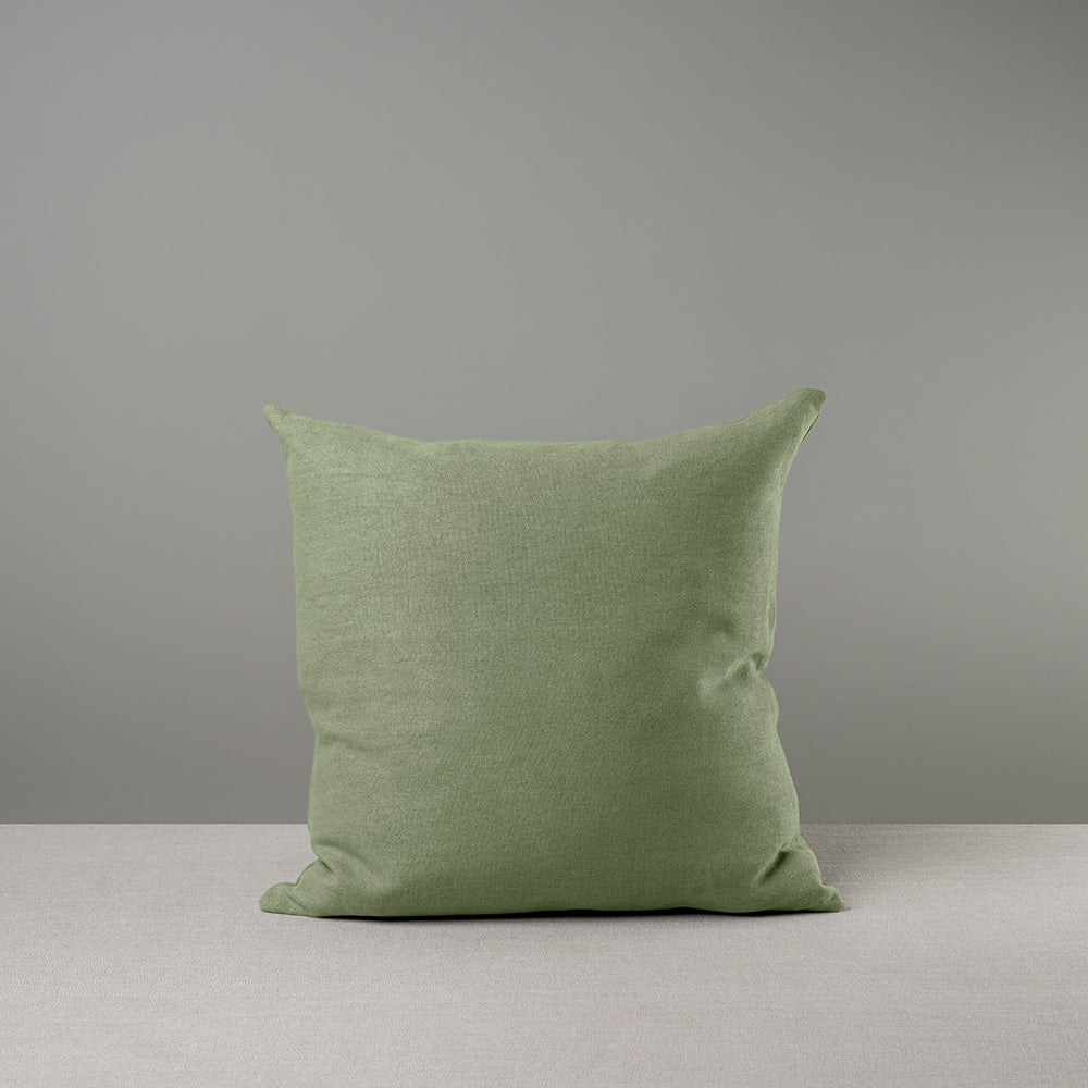 Square Kip Cushion in Laidback Linen, Moss