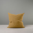 Square Kip Cushion in Laidback Linen, Ochre Yellow - By NiX