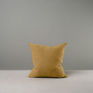 Square Kip Cushion in Laidback Linen, Ochre Yellow - By NiX