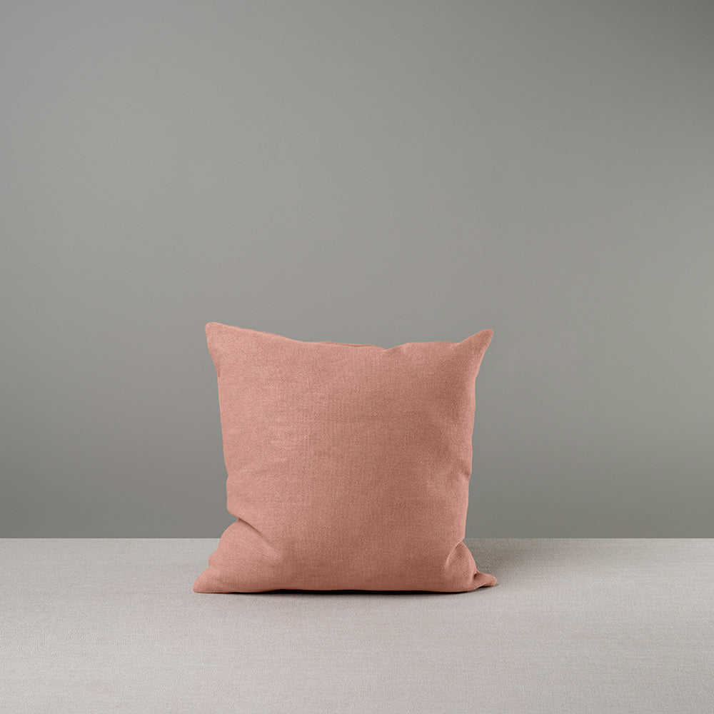 Front Side of Medium Size Square Cushion in Roseberry Color - Nicola Harding & Co.