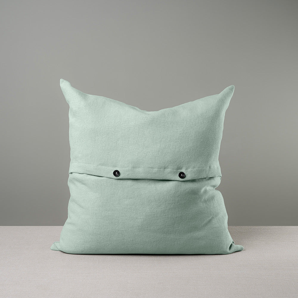 Square Kip Cushion in Laidback Linen, Sky