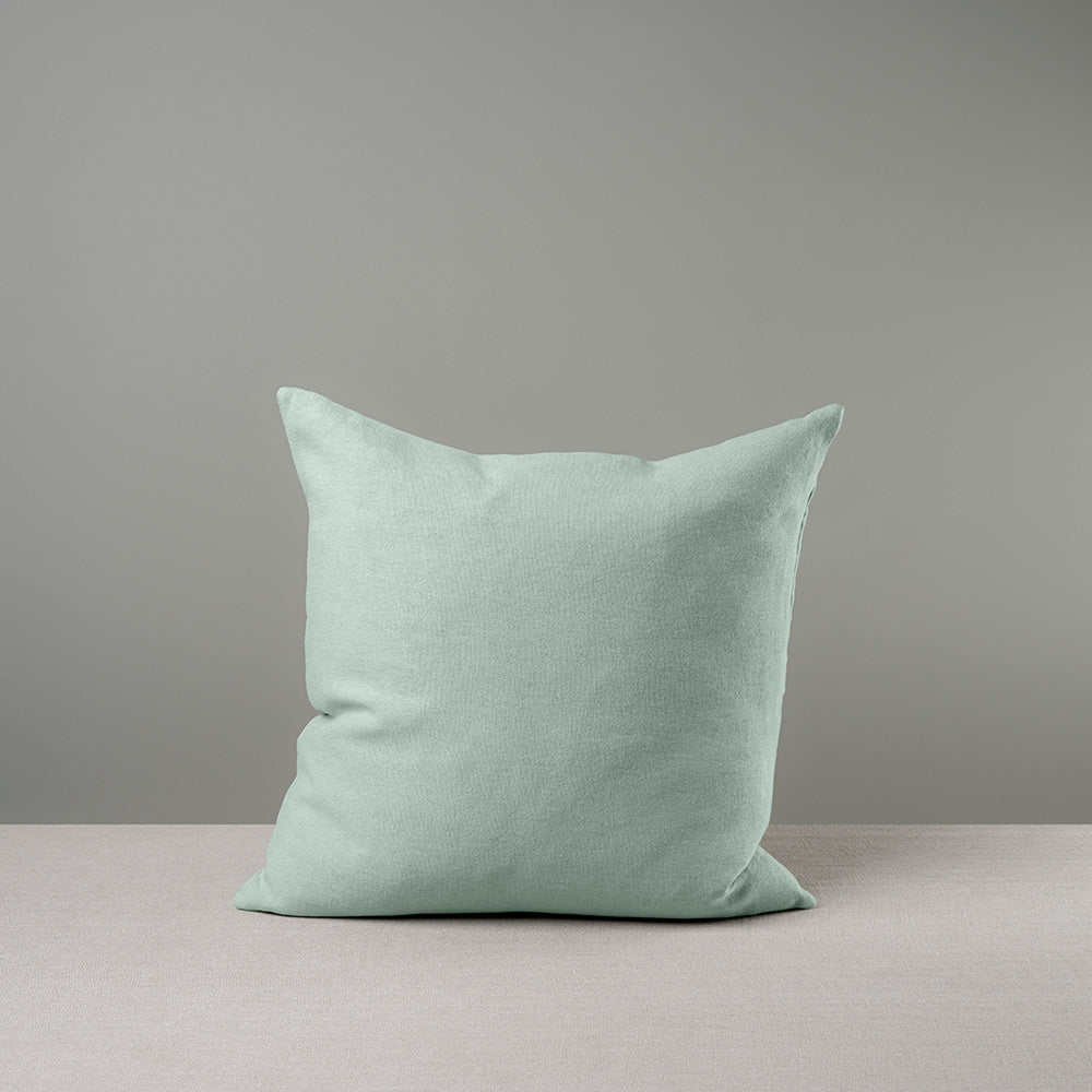Front Side of Large Size Square Cushion in Sky Color - Nicola Harding & Co.